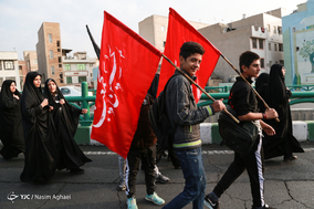 راهپیمایی جاماندگان اربعین حسینی در تهران