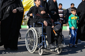 راهپیمایی جاماندگان اربعین حسینی در قم