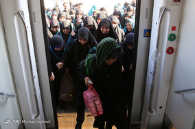 بازگشت زائران اربعین حسینی از مرز شلمچه