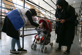 بازگشت زائران اربعین حسینی از مرز شلمچه