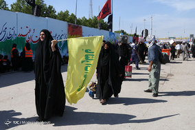 بازگشت زائران اربعین حسینی از مرز شلمچه