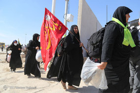 بازگشت زائران اربعین حسینی از مرز شلمچه
