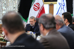 دیدار رئیس مجلس شورای اسلامی با رئیس کمیسیون امنیت و مبارزه با ارتشاء دومای دولتی روسیه