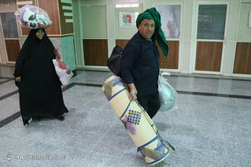 بازگشت زائران اربعین حسینی از مرز چذابه