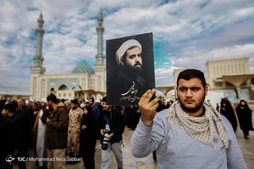 تشیع شهید مدافع حرم حجت‌الاسلام محمد حسن دهقانی - قم