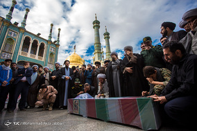 تشیع شهید مدافع حرم حجت‌الاسلام محمد حسن دهقانی - قم