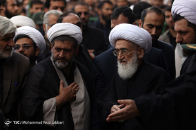 تشیع شهید مدافع حرم حجت‌الاسلام محمد حسن دهقانی - قم