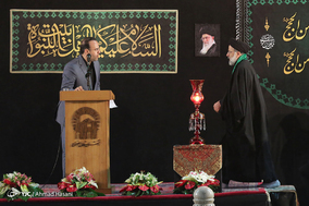خطبه خوانی شب شهادت امام رضا(ع) در حرم مطهر رضوی