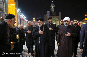 خطبه خوانی شب شهادت امام رضا(ع) در حرم مطهر رضوی
