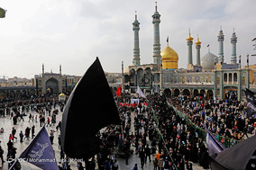 عزاداری شهادت امام رضا(ع) در قم