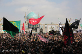 اجتماع عزاداران رضوی در حرم مطهر امام رضا(ع)