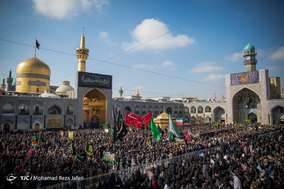 اجتماع عزاداران رضوی در حرم مطهر امام رضا(ع)