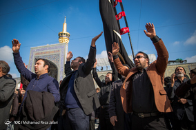 اجتماع عزاداران رضوی در حرم مطهر امام رضا(ع)