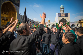 اجتماع عزاداران رضوی در حرم مطهر امام رضا(ع)