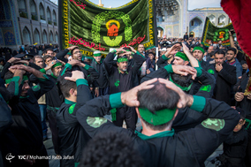 اجتماع عزاداران رضوی در حرم مطهر امام رضا(ع)