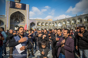 اجتماع عزاداران رضوی در حرم مطهر امام رضا(ع)