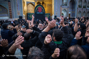 اجتماع عزاداران رضوی در حرم مطهر امام رضا(ع)