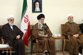 دیدار اعضای کنگره‌ی بزرگداشت شهدای استان قزوین با رهبر معظم انقلاب