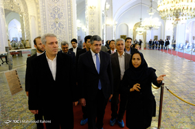 بازدید دبیر کل سازمان جهانگردی از مجموعه کاخ گلستان