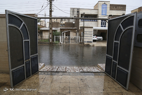 آبگرفتگی شدید معابر اهواز