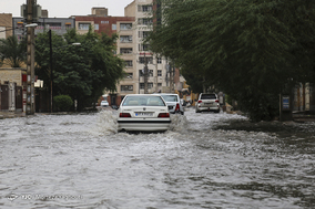 آبگرفتگی شدید معابر اهواز