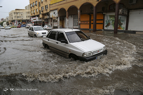 آبگرفتگی شدید معابر اهواز
