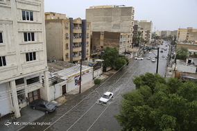 آبگرفتگی شدید معابر اهواز