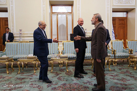 دیدار علی لاریجانی با وزیر خارجه سابق آلمان