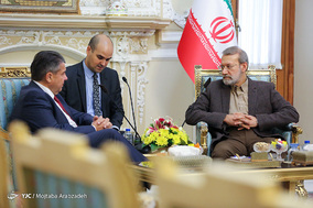 دیدار علی لاریجانی با وزیر خارجه سابق آلمان