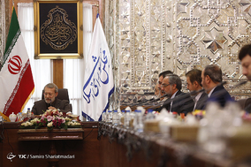 دیدار رییس گروه دوستی پارلمان سوریه با رییس مجلس