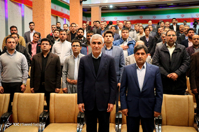 آیین اهدای ماشین‌آلات شهرداری تهران به مناطق زلزله‌زده کرمانشاه
