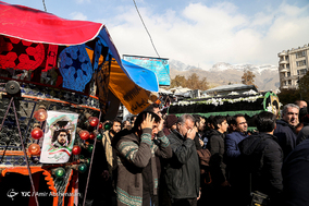 تشییع پیکر جهادگر امیرمحمد اژدری