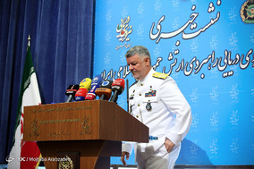 نشست خبری فرمانده نیروی دریایی ارتش جمهوری اسلامی ایران