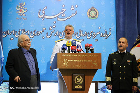 نشست خبری فرمانده نیروی دریایی ارتش جمهوری اسلامی ایران
