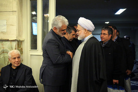 مراسم ترحیم والده رئیس دانشگاه آزاد اسلامی