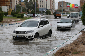 آب گرفتگی در خیابان های اهواز