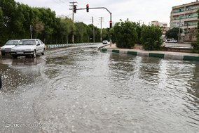 آب گرفتگی در خیابان های اهواز