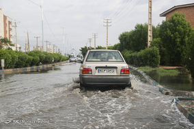 آب گرفتگی در خیابان های اهواز
