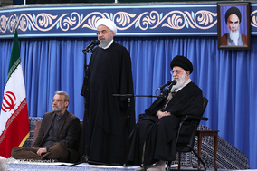 دیدار مسئولان نظام و میهمانان کنفرانس وحدت اسلامى‌ با مقام معظم رهبری