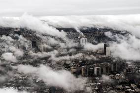 تهران از فراز ابرها