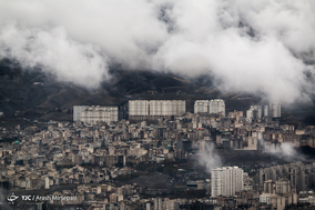 تهران از فراز ابرها