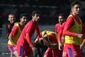 تمرین تیم فوتبال پرسپولیس