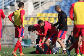 تمرین تیم فوتبال پرسپولیس