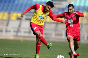 تمرین تیم فوتبال پرسپولیس