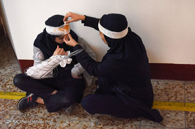 مانور زلزله در دبیرستان پسرانه علامه حلی ۶