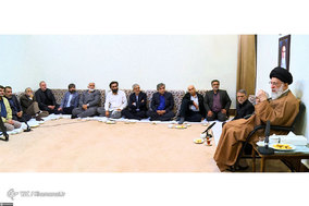 دیدار جمعی از بازیگران، کارگردانان و تهیه‌کنندگان سیما با رهبر معظم انقلاب