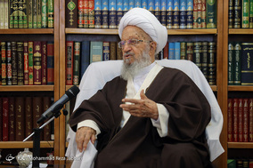 دیدار رئیس سازمان بسیج با مراجع و علما - قم