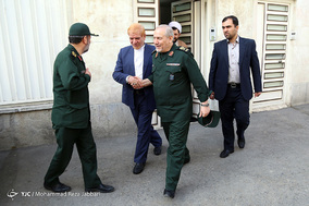 دیدار سرلشکر رحیم صفوی با مراجع عظام تقلید در قم