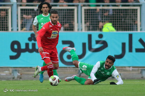 دیدار تیم های فوتبال ماشین سازی تبریز و پرسپولیس تهران