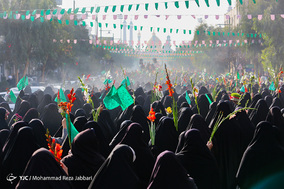 مراسم استقبال از ورود نمادین کاروان حضرت معصومه (س) به قم